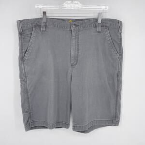 Vintage Y2K Carhartt Relaxed Fit Shorts Size 40‎ 102514-039 Gray Work Wear Skate